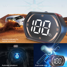 Load image into Gallery viewer, Car GPS Speedometer HUD Head Display Digital Speed Meter KMH MPH Dispaly Plug and Play for Motorcycle Truck Auto Part Accessories with Installation Bracket
