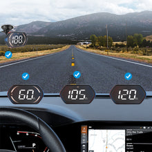 Load image into Gallery viewer, Car GPS Speedometer HUD Head Display Digital Speed Meter KMH MPH Dispaly Plug and Play for Motorcycle Truck Auto Part Accessories with Installation Bracket

