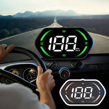 Load image into Gallery viewer, Car GPS Speedometer HUD Head Display Digital Speed Meter KMH MPH Dispaly Plug and Play for Motorcycle Truck Auto Part Accessories with Installation Bracket
