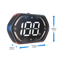 Load image into Gallery viewer, Car GPS Speedometer HUD Head Display Digital Speed Meter KMH MPH Dispaly Plug and Play for Motorcycle Truck Auto Part Accessories with Installation Bracket
