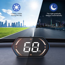Load image into Gallery viewer, Car GPS Speedometer HUD Head Display Digital Speed Meter KMH MPH Dispaly Plug and Play for Motorcycle Truck Auto Part Accessories with Installation Bracket
