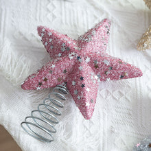 Load image into Gallery viewer, Christmas Tree Topper Glittering Five-Pointed Star Treetop Topper Xmas Tree Decor Ornament Christmas Decorations for Tree
