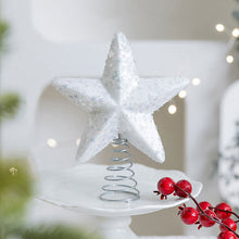 Load image into Gallery viewer, Christmas Tree Topper Glittering Five-Pointed Star Treetop Topper Xmas Tree Decor Ornament Christmas Decorations for Tree
