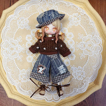 Load image into Gallery viewer, For 11-17cm OB11 Dolls Trendy Girl Forest Style Autumn Winter Dressing Set Doll Accessories Outfit For 8/12 BJD Clothes
