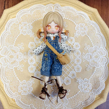 Load image into Gallery viewer, For 11-17cm OB11 Dolls Trendy Girl Forest Style Autumn Winter Dressing Set Doll Accessories Outfit For 8/12 BJD Clothes
