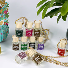 Load image into Gallery viewer, 8ml Car Hanging Bottles Perfume Aromatherapy Refillable Air Freshener Diffuser Oil Fragrance Bottle Vehicle Auto Sapper Pendant

