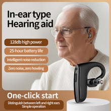 Load image into Gallery viewer, Single Ear Smart Hearing Aid for Elderly Wireless Bluetooth Headset Hearing Loss Sound Amplifier - M015S
