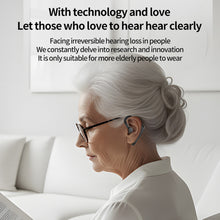 Load image into Gallery viewer, Single Ear Smart Hearing Aid for Elderly Wireless Bluetooth Headset Hearing Loss Sound Amplifier - M015S
