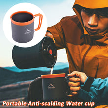 Load image into Gallery viewer, Foldable Heat-Resistant Camping Cup Multi-purpose Aluminum Teapot and Coffee Mug Outdoor Camping Hiking Supplies
