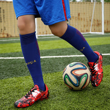 Load image into Gallery viewer, 1 Pair Sports Soccer Shoes Anti-Slip Wear-Resistant AG/TF Studs Grass Training Sports Shoes Sports Equipment
