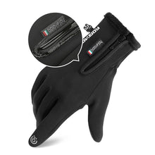 Load image into Gallery viewer, Winter Photography Gloves Touchscreen Half-Finger Style Waterproof Anti-Slip Thermal Gloves with Reflective Strips for Outdoor Cycling Fishing
