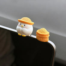 Load image into Gallery viewer, Car Interior Center Console Cute Ornament Decoration Car Navigation Screen Rear Mirror Mini Chick Straw Pile Supplies Accessories
