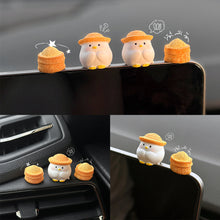 Load image into Gallery viewer, Car Interior Center Console Cute Ornament Decoration Car Navigation Screen Rear Mirror Mini Chick Straw Pile Supplies Accessories
