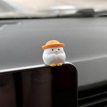 Load image into Gallery viewer, Car Interior Center Console Cute Ornament Decoration Car Navigation Screen Rear Mirror Mini Chick Straw Pile Supplies Accessories
