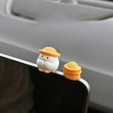 Load image into Gallery viewer, Car Interior Center Console Cute Ornament Decoration Car Navigation Screen Rear Mirror Mini Chick Straw Pile Supplies Accessories
