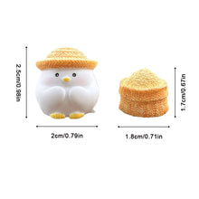 Load image into Gallery viewer, Car Interior Center Console Cute Ornament Decoration Car Navigation Screen Rear Mirror Mini Chick Straw Pile Supplies Accessories
