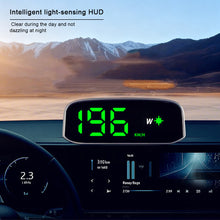 Load image into Gallery viewer, Car Solar HUD GPS Display Digital Speedometer Wireless Head Display KMH MPH Switch for Car Motorcycle Truck Auto Part Accessories

