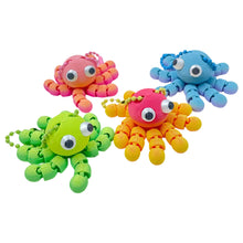 Load image into Gallery viewer, Cute Octopus Squid Pendant 3D Printed Keychain Backpack Charm Novelty Desk Toy Kawaii Personalized Charm Gift for Students Teens
