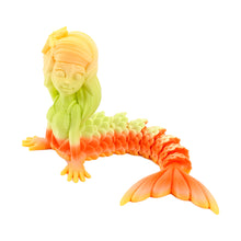 Load image into Gallery viewer, Fantasy Mermaid Figure 3D Printed Articulated Ocean Theme Model Creative Display Toy Desk Decor Gift for Collectors Office Worker
