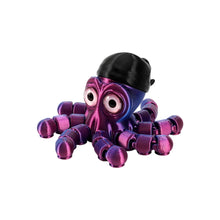 Load image into Gallery viewer, Novelty Pirate Octopus Toy 3D Printed Articulated Cool Desk Decor Articulated Animal Model Collection Display Gift for Gamers Kids Adults
