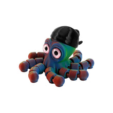Load image into Gallery viewer, Novelty Pirate Octopus Toy 3D Printed Articulated Cool Desk Decor Articulated Animal Model Collection Display Gift for Gamers Kids Adults
