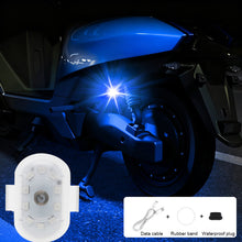 Load image into Gallery viewer, Wireless Remote Control Strobe Light with Multi-color Flash Rechargeable Warning Light for Car Motorcycle Drone Safety Navigation Lamp

