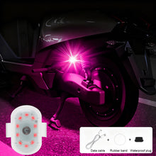 Load image into Gallery viewer, Wireless Remote Control Strobe Light with Multi-color Flash Rechargeable Warning Light for Car Motorcycle Drone Safety Navigation Lamp
