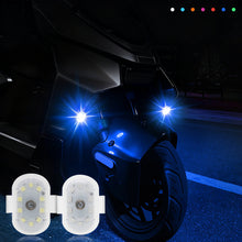 Load image into Gallery viewer, Wireless Remote Control Strobe Light with Multi-color Flash Rechargeable Warning Light for Car Motorcycle Drone Safety Navigation Lamp
