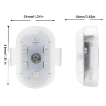 Load image into Gallery viewer, Wireless Remote Control Strobe Light with Multi-color Flash Rechargeable Warning Light for Car Motorcycle Drone Safety Navigation Lamp
