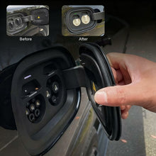 Load image into Gallery viewer, 90cm/35inch D-shaped Seal Strip Car Fuel Cap Charging Port Insulation Dustproof Waterproof Gasket Automotive Weatherproof Seal
