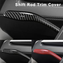 Load image into Gallery viewer, Car Gear Shift Lever Cover Steering Lever Handle Protection Shifter Shell Decoration Interior Accessory Modification Part for Tesla Model Y/3
