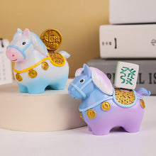 Load image into Gallery viewer, New Year Resin Decoration Cartoon Little Horse Dolls Decoration Luck Pony Desktop Ornament Festival Gift

