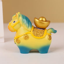 Load image into Gallery viewer, New Year Resin Decoration Cartoon Little Horse Dolls Decoration Luck Pony Desktop Ornament Festival Gift
