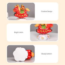 Load image into Gallery viewer, Chinese Style Cartoon Little Horse Dolls Resin Toy Cute Desktop Decoration Ornament New Year Gift Festival Present
