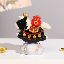 Load image into Gallery viewer, Chinese Style Cartoon Little Horse Dolls Resin Toy Cute Desktop Decoration Ornament New Year Gift Festival Present
