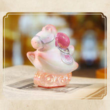 Load image into Gallery viewer, Chinese Style Cartoon Little Horse Dolls Resin Toy Cute Pony Seal Desktop Decoration Ornament New Year Gift Festival Present

