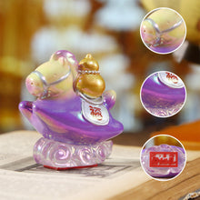 Load image into Gallery viewer, Chinese Style Cartoon Little Horse Dolls Resin Toy Cute Pony Seal Desktop Decoration Ornament New Year Gift Festival Present
