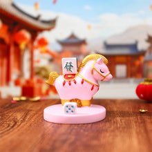 Load image into Gallery viewer, Chinese Style Cartoon Mascots Resin Horse Toys Cartoon Pony Desktop Decorations Mobile Phone Support Ornament Gift
