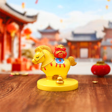 Load image into Gallery viewer, Chinese Style Cartoon Mascots Resin Horse Toys Cartoon Pony Desktop Decorations Mobile Phone Support Ornament Gift

