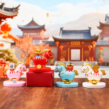 Load image into Gallery viewer, Chinese Style Cartoon Mascots Resin Horse Toys Cartoon Pony Desktop Decorations Mobile Phone Support Ornament Gift
