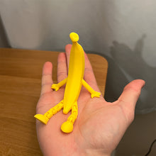 Load image into Gallery viewer, 3D Printed Banana Toy Simulated Decoration Desktop Ornament Irregular Shape Banana Gift For Children
