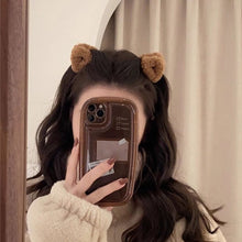 Load image into Gallery viewer, 2Pcs Plush Cat Ears Shape Hair Clips Black Hairpins Girls Headwear Hair Accessories Duck Beak Clip Grip Clip
