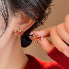 Load image into Gallery viewer, Red Pomegranate Earrings Fashion Light Luxury Earrings Diamond-Encrusted Stud Earrings Ear Accessories Gift For Women
