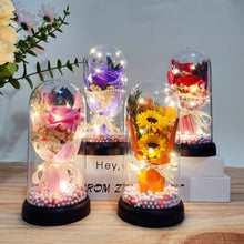 Load image into Gallery viewer, Mother's Day Valentines Gift Soap Flower Preserved Flower Eternal Rose Sunflower Bionic flower String Light Birthday Lover Mother Gift
