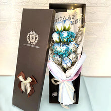 Load image into Gallery viewer, Soap Rose Flower Bouquet Gift Box With String Light Valentine's Day Gift Girlfriend Party Decoration Rose Flower Present
