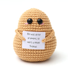 Load image into Gallery viewer, Handmade Positive Energy Potato Doll Cartoon Potato Woolen Knitted Doll Plush Toy Home Decoration Ornamentation Gifts Children
