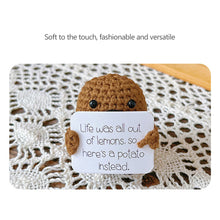 Load image into Gallery viewer, Handmade Positive Energy Potato Doll Cartoon Potato Woolen Knitted Doll Plush Toy Home Decoration Ornamentation Gifts Children

