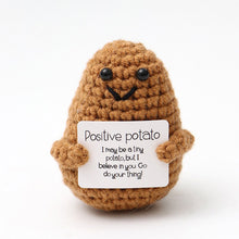 Load image into Gallery viewer, Handmade Positive Energy Potato Doll Cartoon Potato Woolen Knitted Doll Plush Toy Home Decoration Ornamentation Gifts Children
