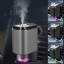 Load image into Gallery viewer, Smart Car Air Vent Diffuser with Mist Spray Essential Oil Fragrance Dispenser &amp; Odor Eliminator Interior Air Freshener Machine
