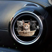 Load image into Gallery viewer, Car Air Freshener Diffuser Cat Car Air Outlet Perfume Clips Air Outlet Aroma Diffuser Ventilation Clip Car Interior Decoration
